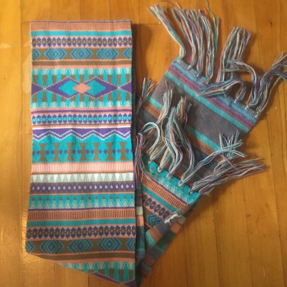 Tribal print scarf.